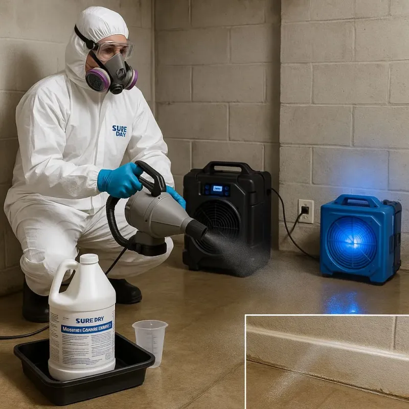 Sanitization and Odor Removal process in Rock Island, FL